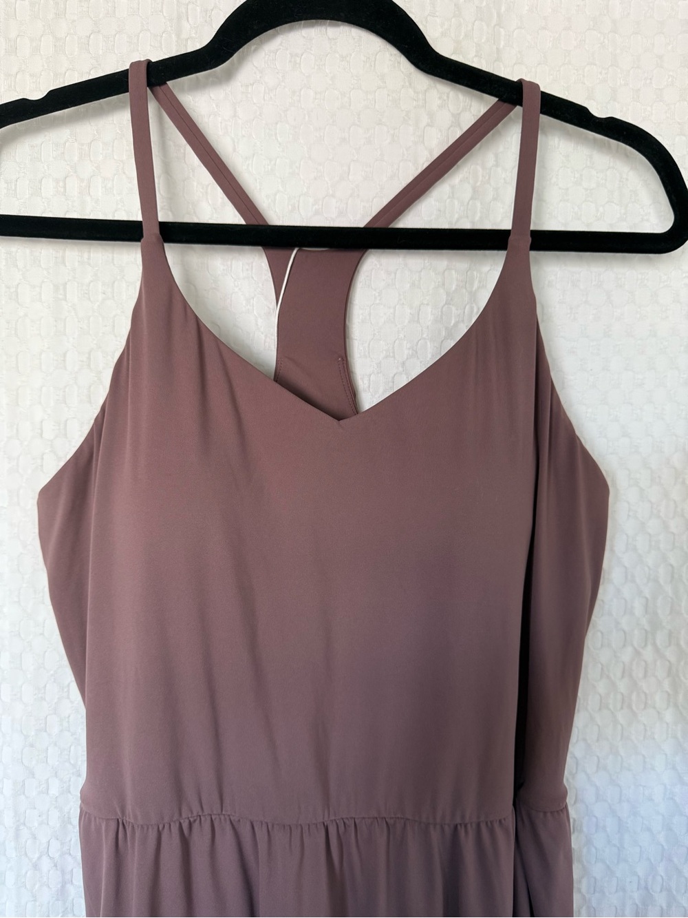 Halara SoftlyZero Racerback Built-In Bra Maxi Dress Pockets NWT L - Picture 3 of 7